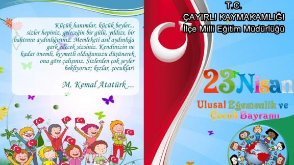 23 Nisan Ulusal Egemenlik Çocuk Bayramı