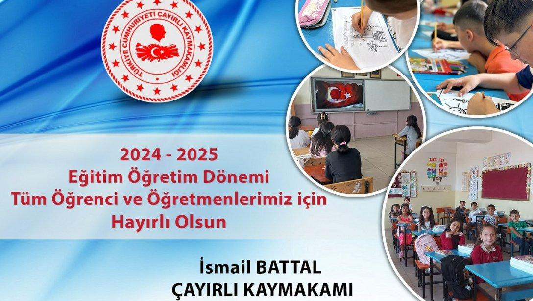 2024-2025 EĞİTİM ÖĞRETİM YILI BAŞLANGICI